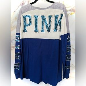 PINK Bling Long Sleeve Top